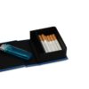 SMallBocks für 23 Zigaretten lagune/schwarz mit Feuerzeugfach, personalisierbar – Bild 3