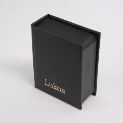SMallBocks für 23 Zigaretten schwarz, Feuerzeugfach, personalisierbar