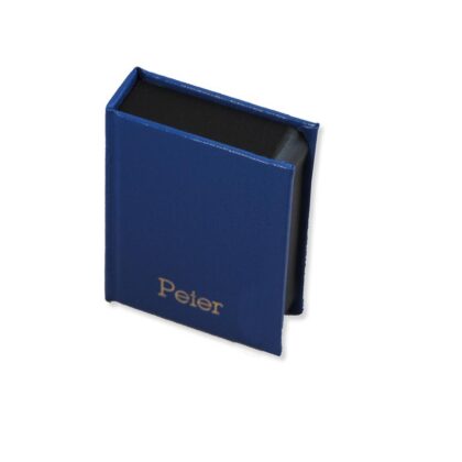 SMallBocks für 23 Zigaretten blau/schwarz individuell und personalisierbar