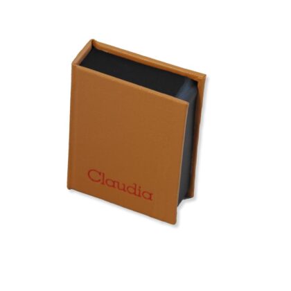 SMallBocks für 23 Zigaretten ocker/schwarz individuell und personalisierbar