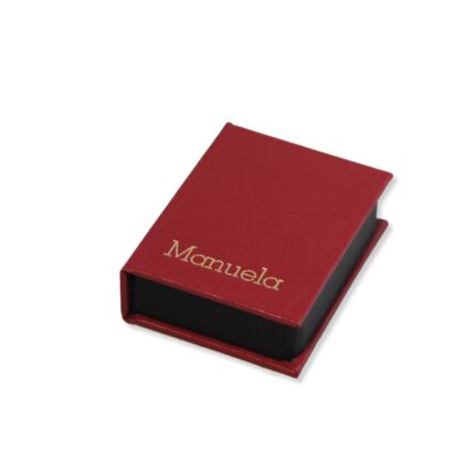 SMallBocks für 23 Zigaretten granatrot/schwarz individuell und personalisierbar