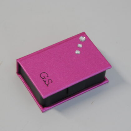 Verzierung SMAllBocks 3 Strass-Steine diagonal